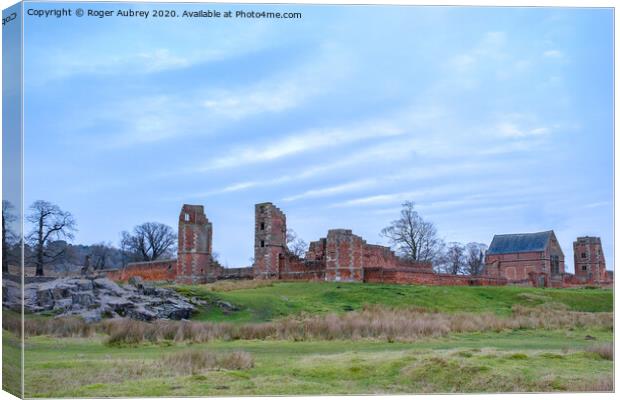 Bradgate House, Leicestershire  Canvas Print by Roger Aubrey