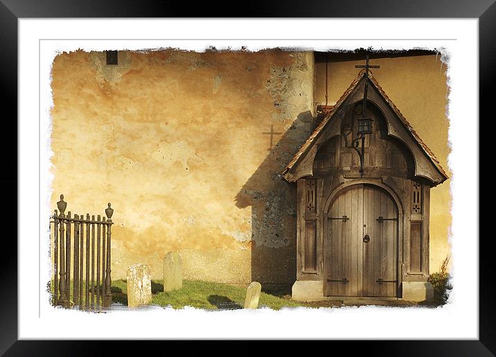 Old Church Door Framed Mounted Print by Martin Williams