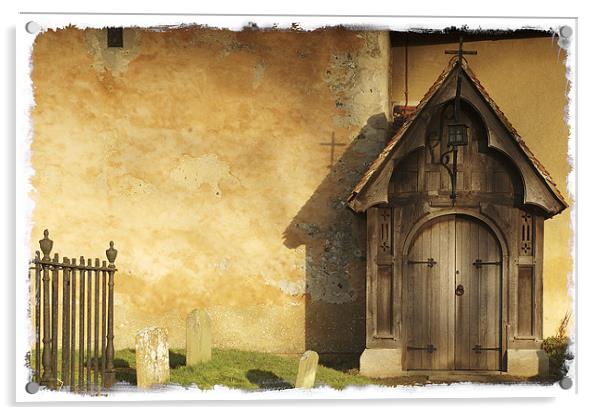 Old Church Door Acrylic by Martin Williams