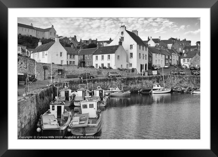 Crail Harbour  Framed Mounted Print by Corinne Mills