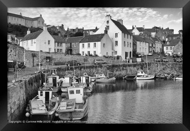 Crail Harbour  Framed Print by Corinne Mills