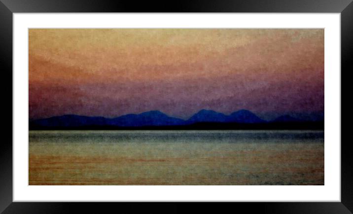 from mull of kintyre Framed Mounted Print by dale rys (LP)