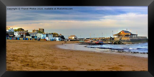 Broadstairs Harbour and Viking Bay Framed Print by Thanet Photos