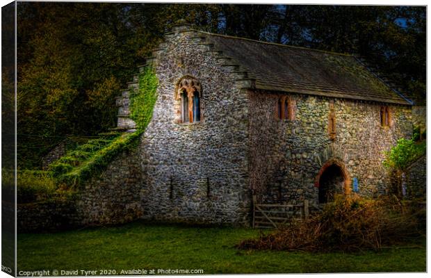 The Old Courthouse - Hawkshead Canvas Print by David Tyrer
