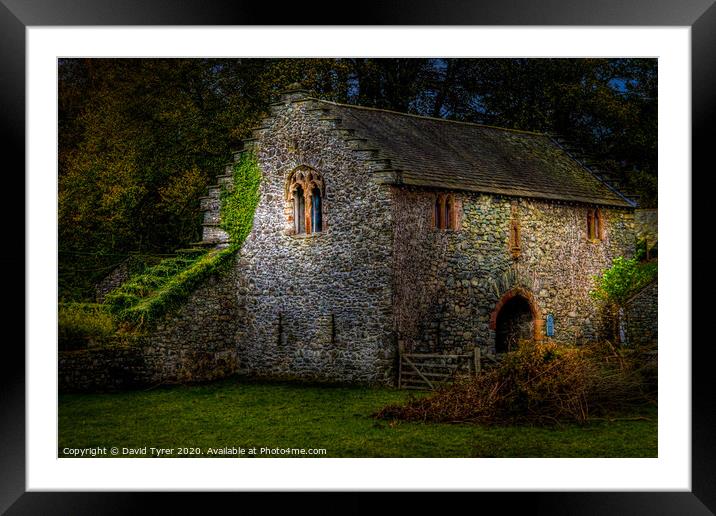 The Old Courthouse - Hawkshead Framed Mounted Print by David Tyrer