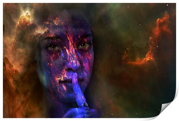 Secret nebular. Print by Nathan Wright