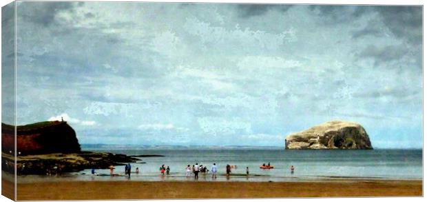 day out-bass rock Canvas Print by dale rys (LP)