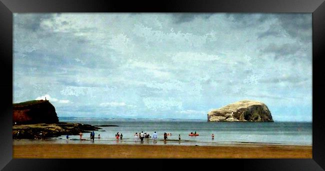 day out-bass rock Framed Print by dale rys (LP)
