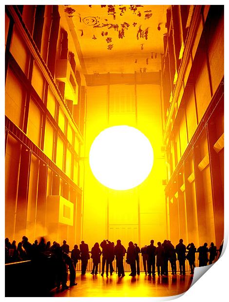 Tate Modern Sun Print by Steve Brand