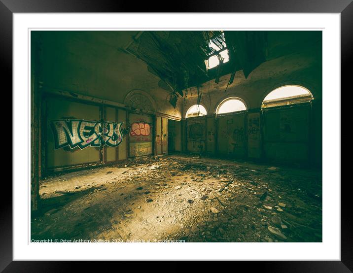 Abandonment Framed Mounted Print by Peter Anthony Rollings