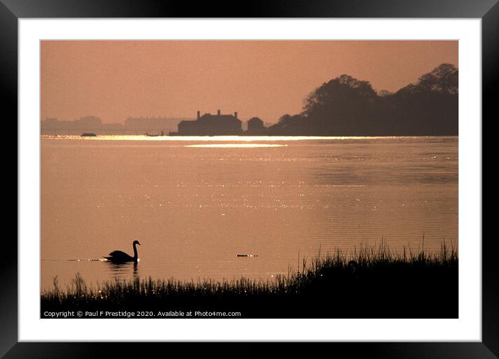 The Teign Estuary at Daybreak  Framed Mounted Print by Paul F Prestidge