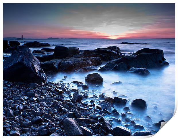 Power Station Sunset Print by Keith Thorburn EFIAP/b