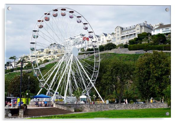 Torquay big wheel Acrylic by john hill