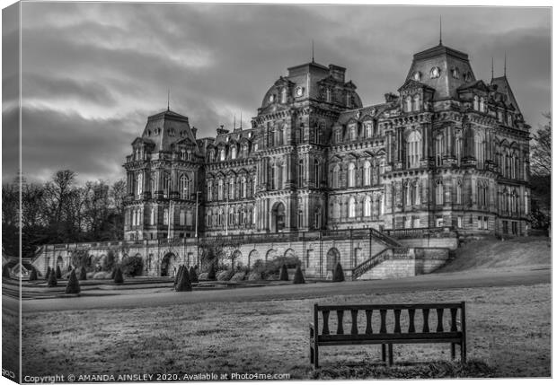 Majestic Bowes Museum A Timeless Beauty Canvas Print by AMANDA AINSLEY
