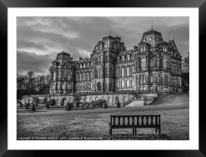 Majestic Bowes Museum A Timeless Beauty Framed Mounted Print by AMANDA AINSLEY