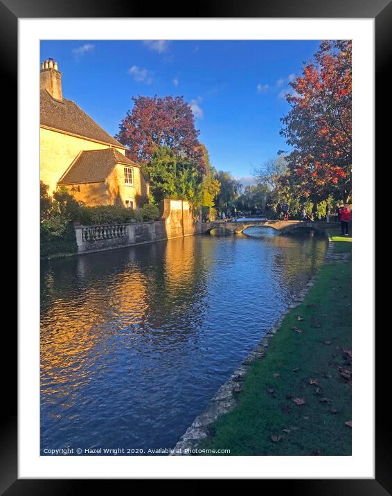 Bourton-on-the-Water Framed Mounted Print by Hazel Wright