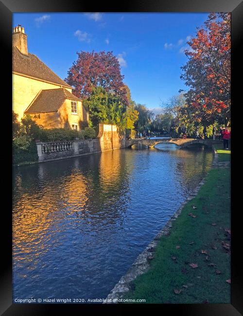 Bourton-on-the-Water Framed Print by Hazel Wright