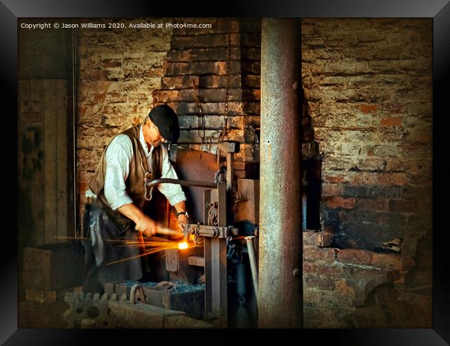 Blacksmith Framed Print by Jason Williams