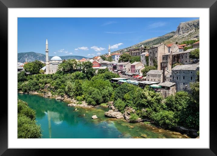 Ottoman Heritage in Mostar Framed Mounted Print by Kevin Snelling
