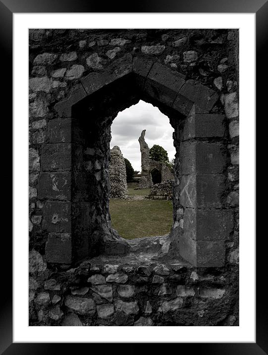 Thetford Priory View Framed Mounted Print by Darren Burroughs