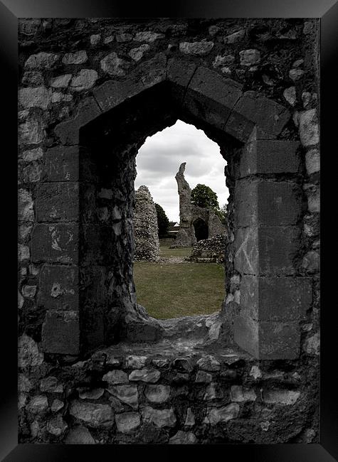 Thetford Priory View Framed Print by Darren Burroughs
