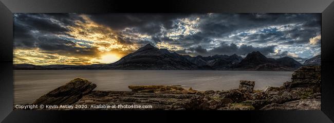 Isle of Skye, Elgol Sunrise Framed Print by KJArt 