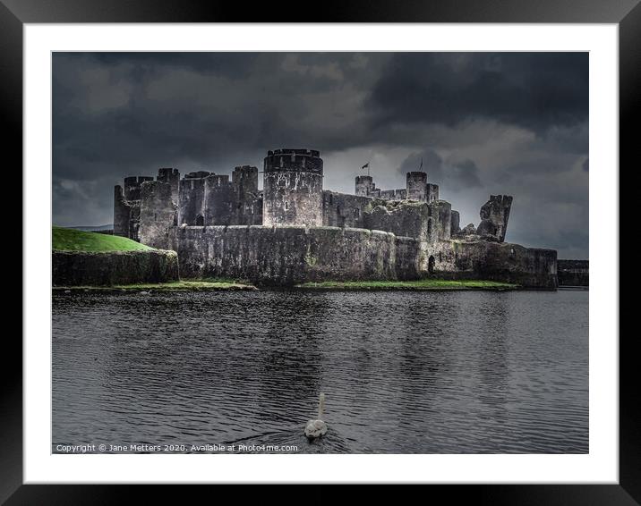 Castle under the Clouds Framed Mounted Print by Jane Metters