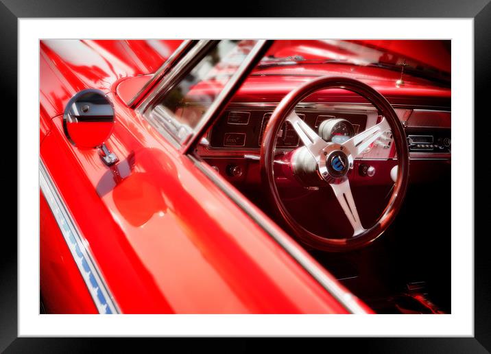 Red Ride Framed Mounted Print by David Hare