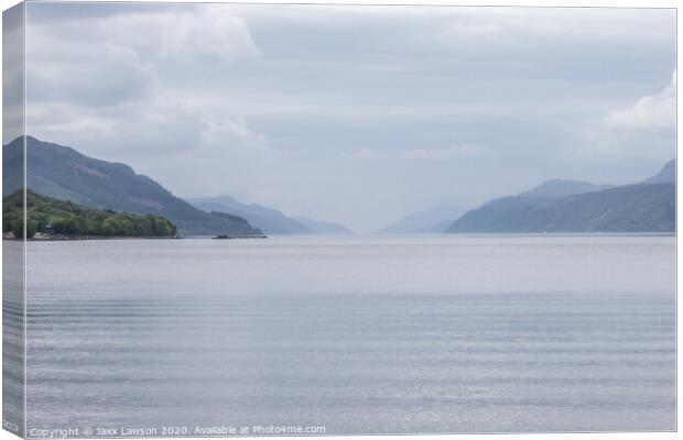 Loch Ness from Dores Canvas Print by Jaxx Lawson