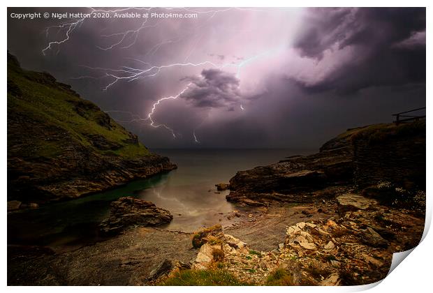 There's A Strom Coming Print by Nigel Hatton