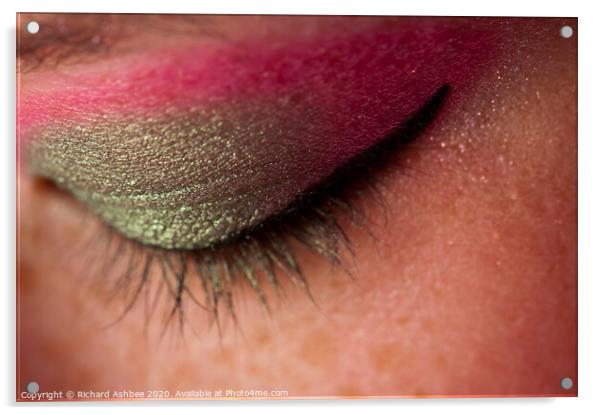 Eye catching makeup Acrylic by Richard Ashbee