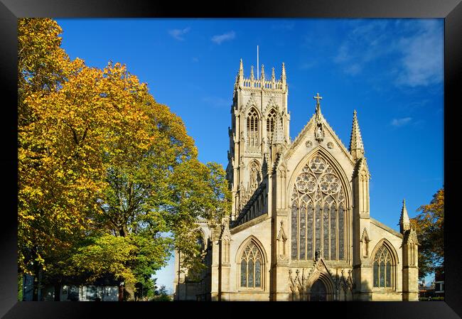 St Georges Church,Doncaster Framed Print by Darren Galpin