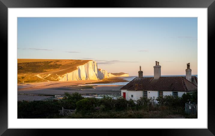 Cuckmere Haven  Framed Mounted Print by Lubos Fecenko