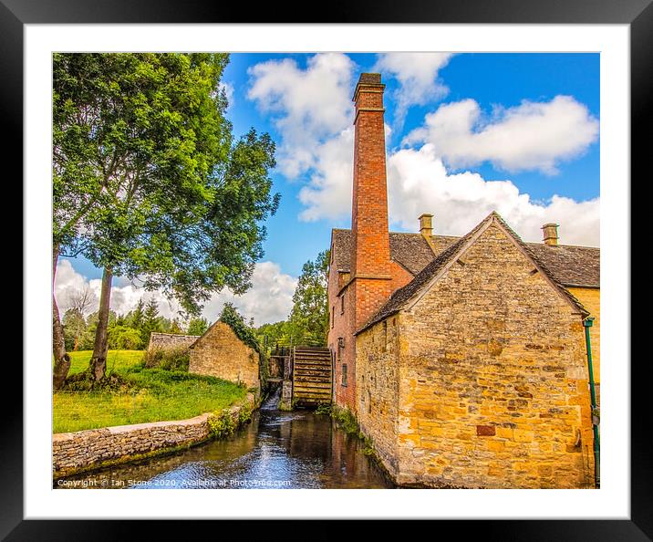 The old mill In the Cotswolds  Framed Mounted Print by Ian Stone