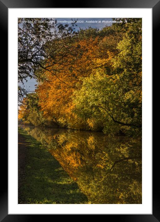 Autumnal Colours Framed Mounted Print by Jack Jacovou Travellingjour