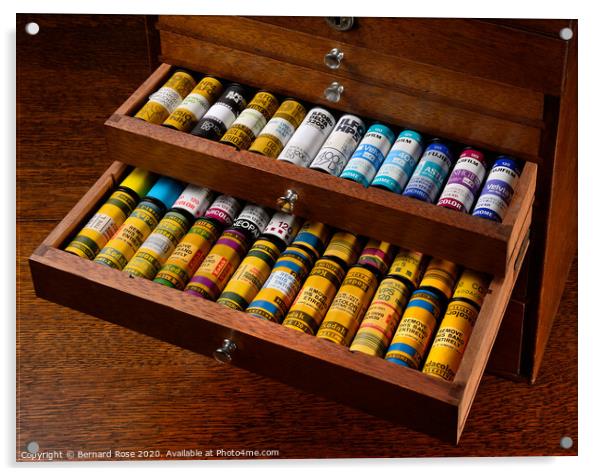 Cabinet of Unexposed 120 Roll Film Acrylic by Bernard Rose Photography