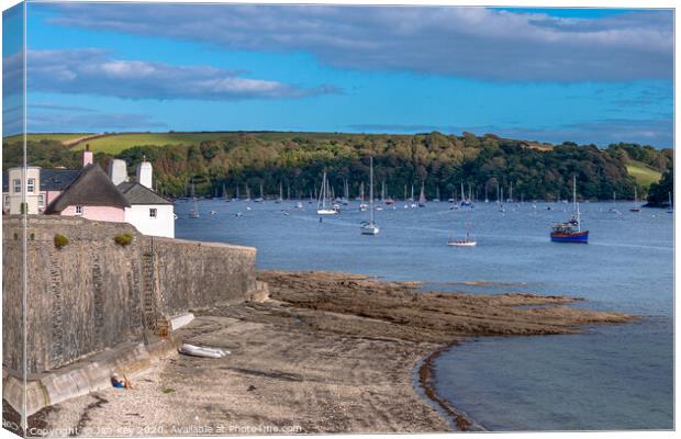 St Mawes in Cornwall Canvas Print by Jim Key