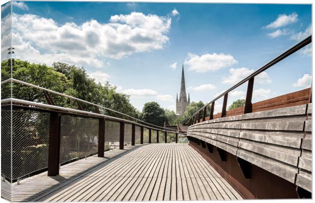 Norwich Cathedral  Canvas Print by Kevin Snelling