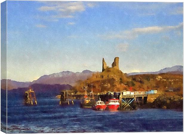 caisteal maol-skye Canvas Print by dale rys (LP)