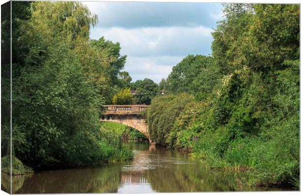 Welsh Row Bridge, Nantwich Canvas Print by Wendy Williams CPAGB