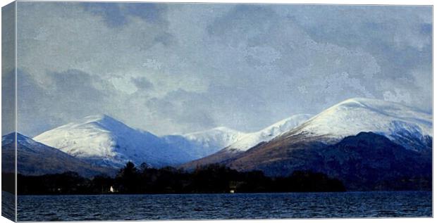 loch lomond in winter Canvas Print by dale rys (LP)