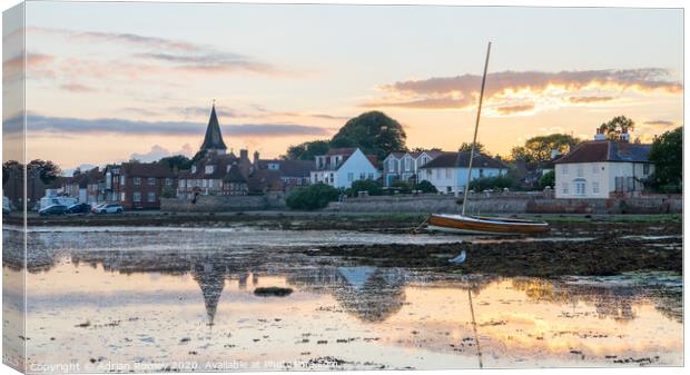 Picturesque Bosham Harbour and Quay in West Sussex Canvas Print by Adrian Rowley