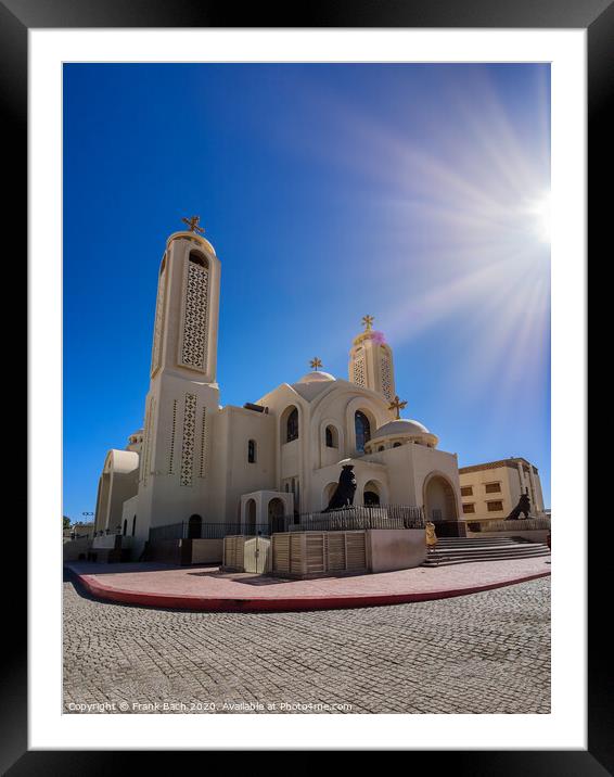 The Heavenly Cathedral in Sharm El Sheikh Framed Mounted Print by Frank Bach