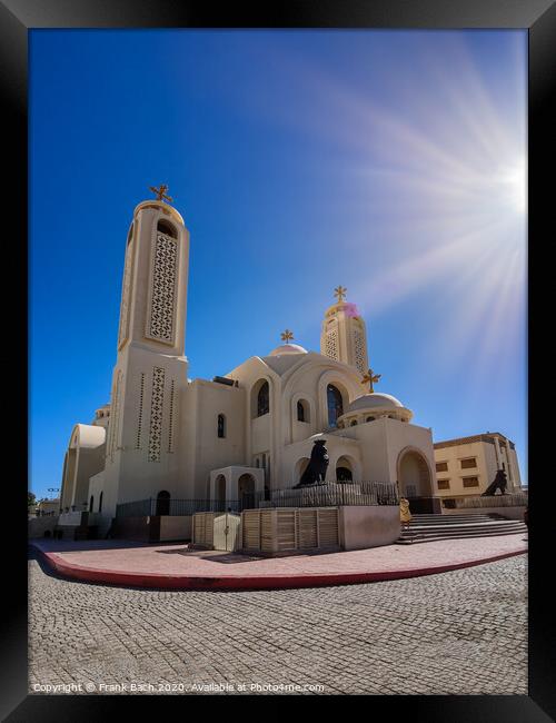 The Heavenly Cathedral in Sharm El Sheikh Framed Print by Frank Bach