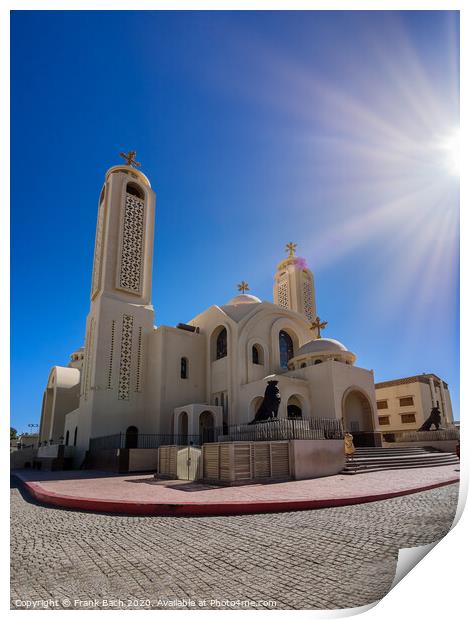 The Heavenly Cathedral in Sharm El Sheikh Print by Frank Bach