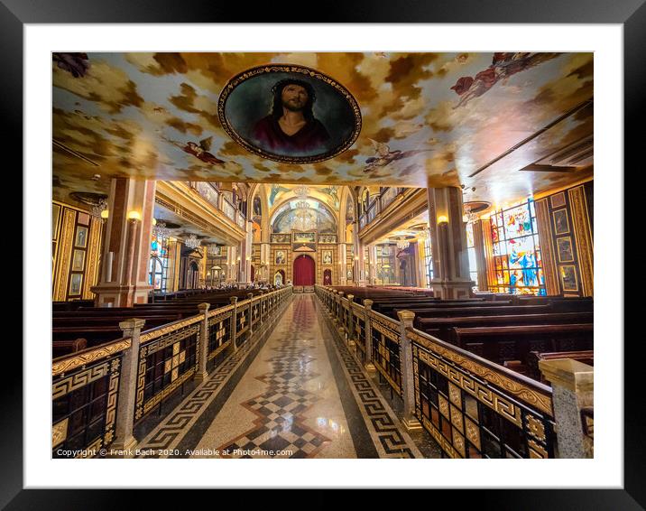 The Heavenly Cthedral in Sharm El Sheikh Framed Mounted Print by Frank Bach