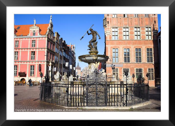 Gdansk Old City in Poland Framed Mounted Print by Artur Bogacki