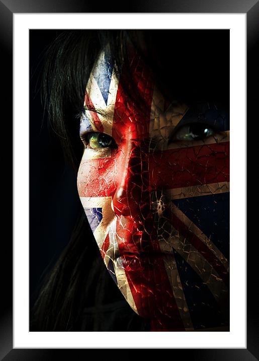 British girl! Framed Mounted Print by Nathan Wright