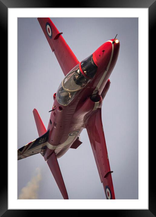 Red Arrow Framed Mounted Print by J Biggadike