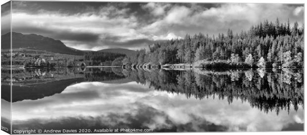 Loch Farr, near Inverness Canvas Print by Andrew Davies
